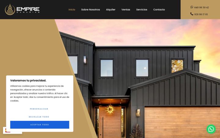 Screenshot of empirecanarias.com