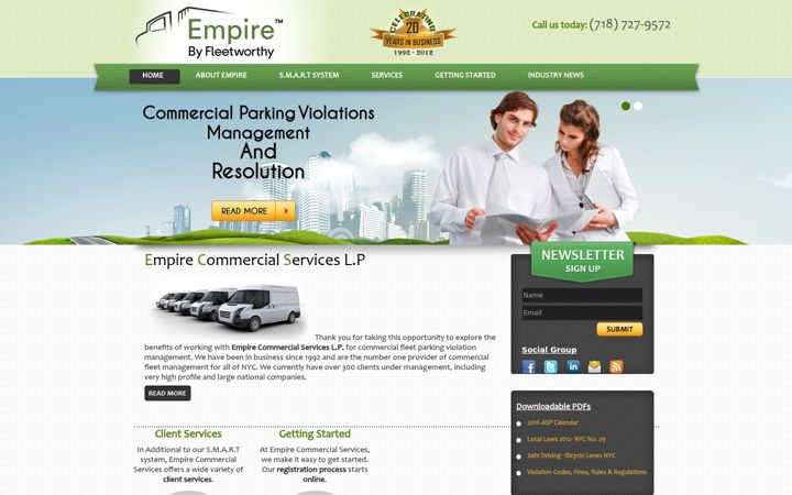 Screenshot of empirecomsvs.com