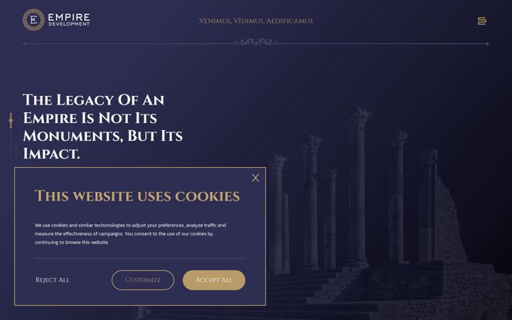 Screenshot of empiredevelopmentfl.com