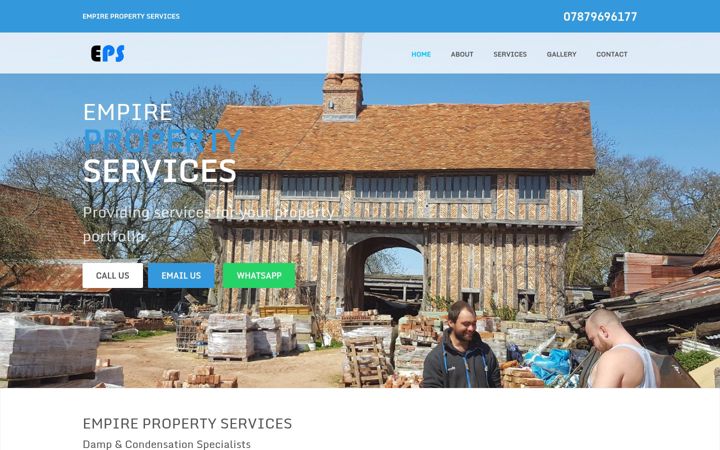 Screenshot of empirepropertyservices.co.uk