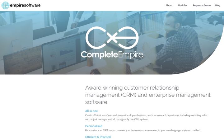 Screenshot ta' empiresoftware.com.au