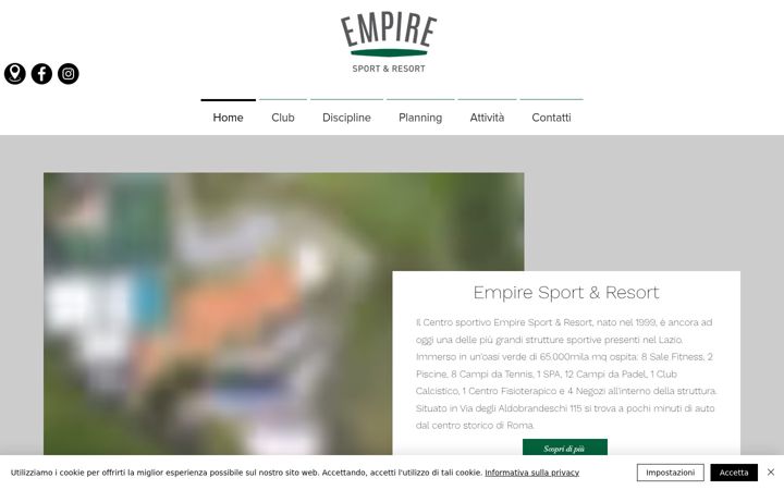 Skærmbillede af empiresportresort.it