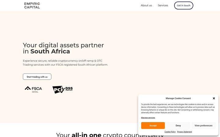 Screenshot of empiric.capital