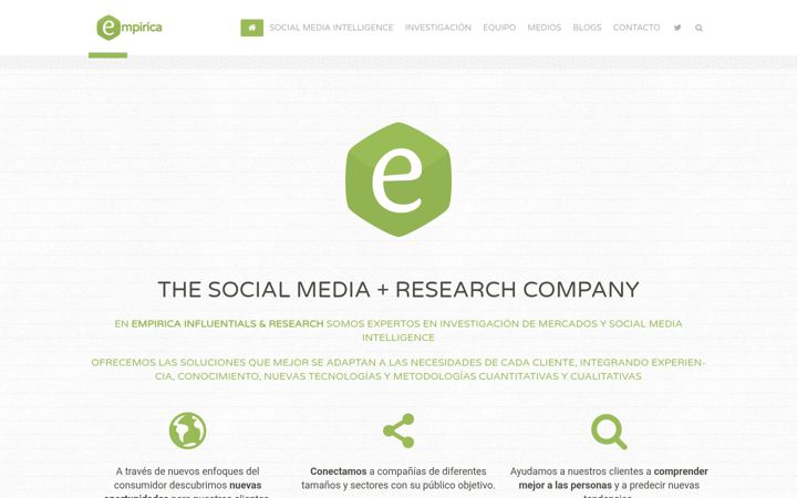 Screenshot of empiricaonline.com