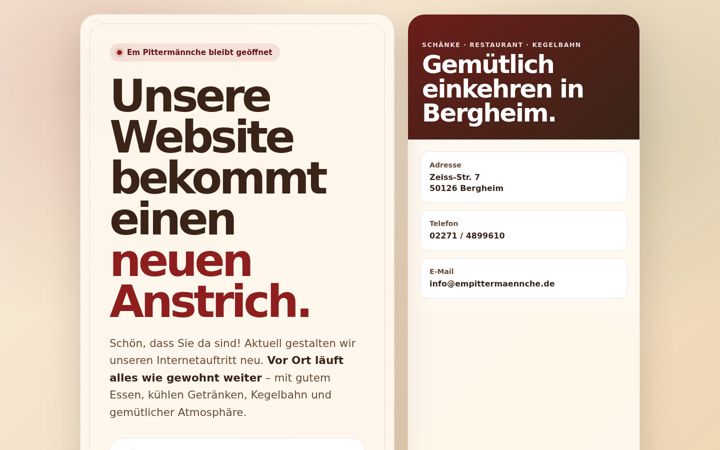 Screenshot of empittermaennche.de