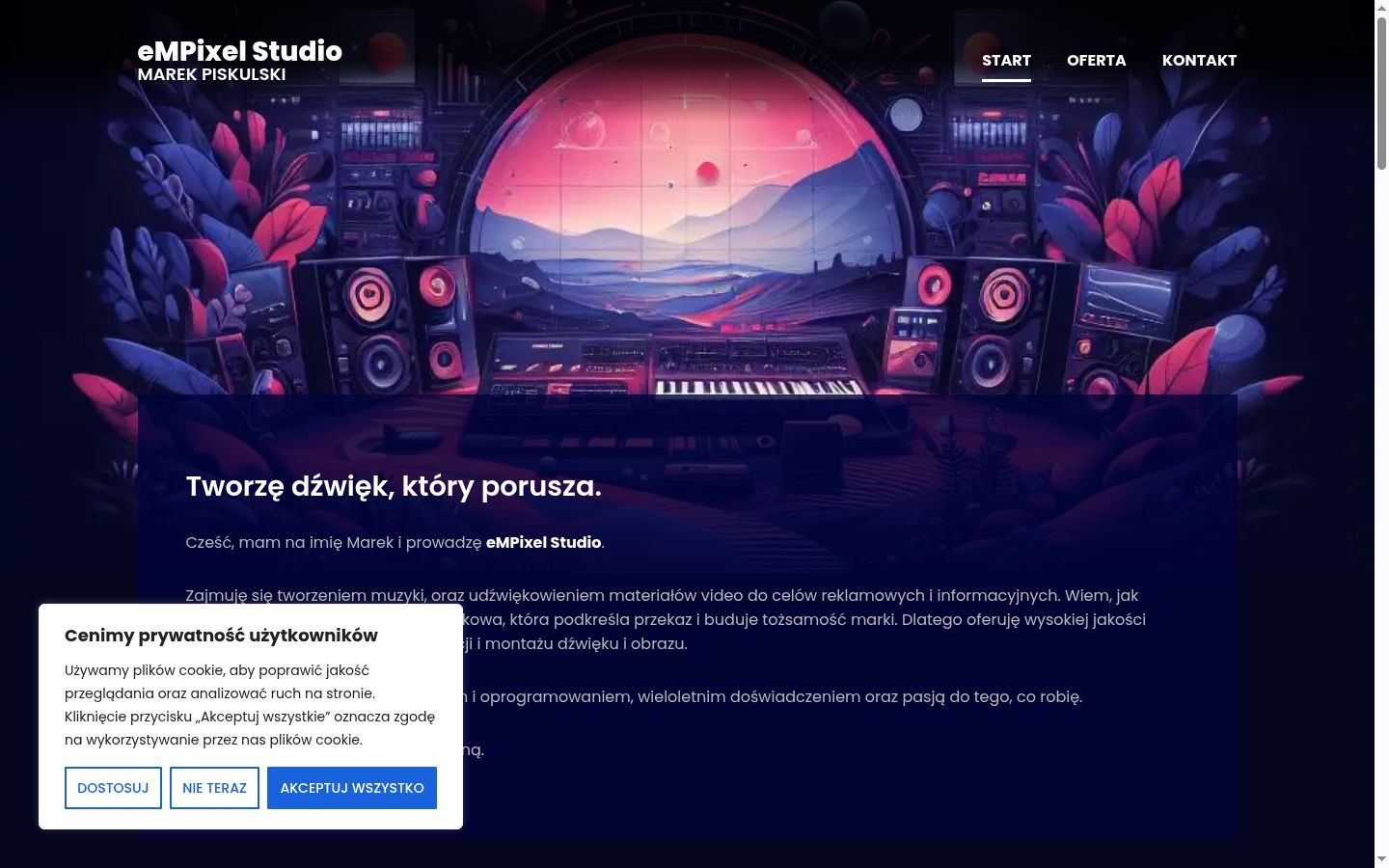 Screenshot tal-banner tal-kunsens muri qabel kwalunkwe interazzjoni