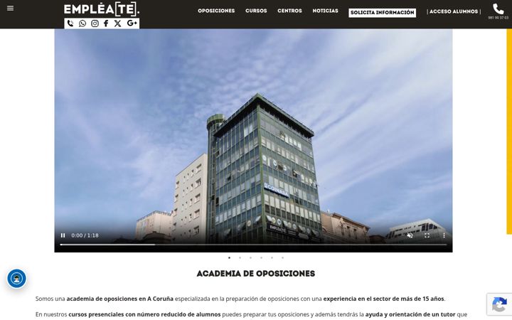 Screenshot of emplea-te.com