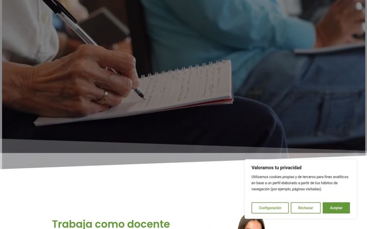 Skærmbillede af empleodocentes.es