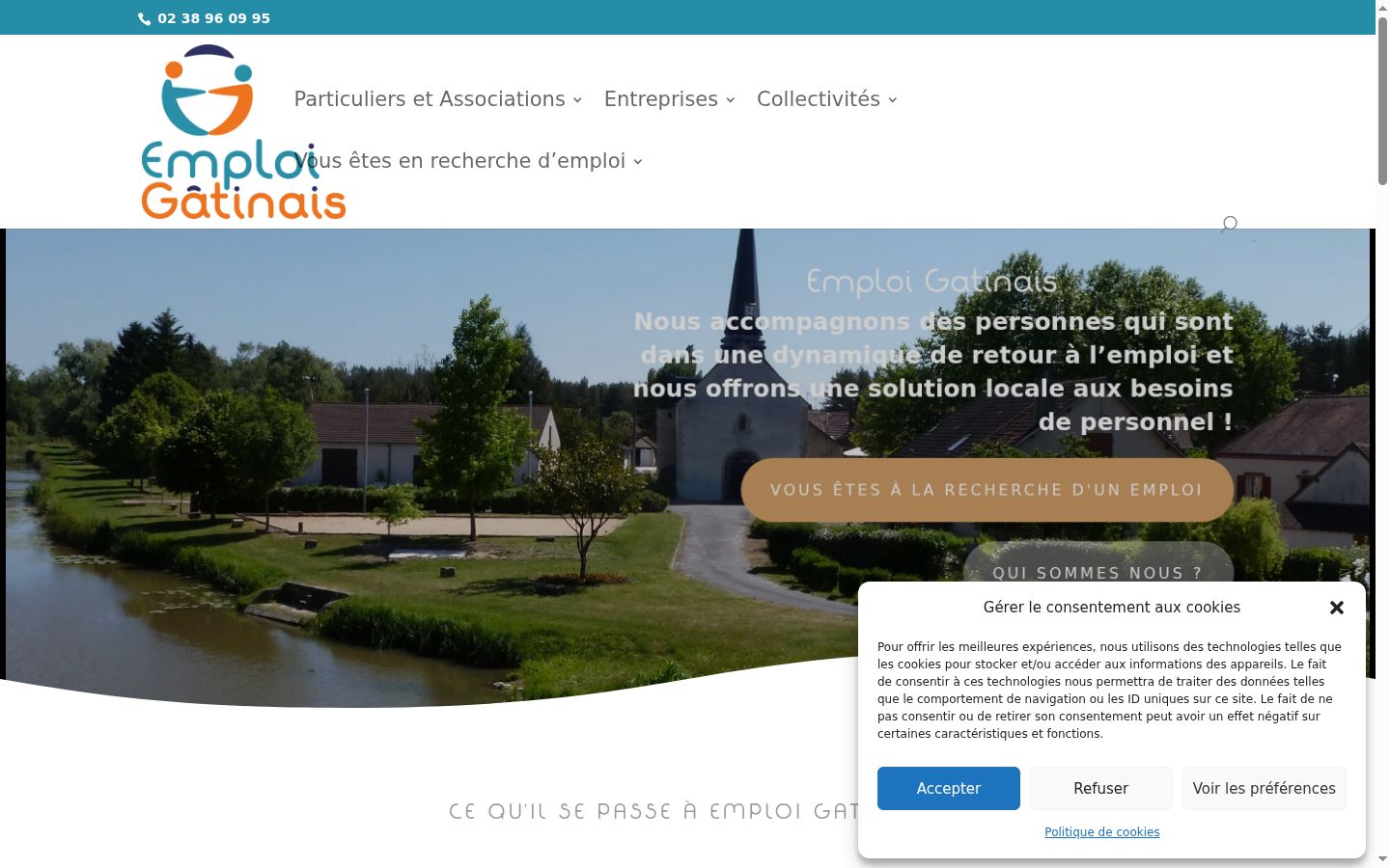 Screenshot tal-banner tal-kunsens muri qabel kwalunkwe interazzjoni