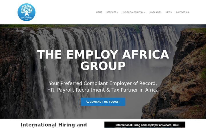 Screenshot di employ-africa.co.za