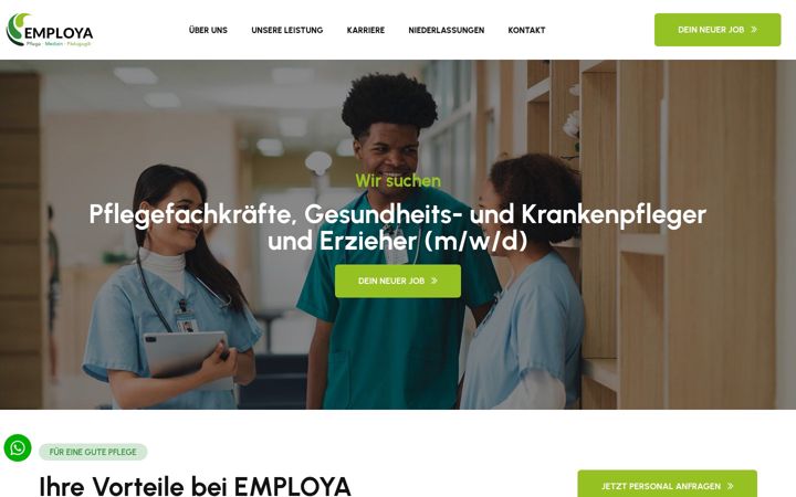 Snimka zaslona za employa.org