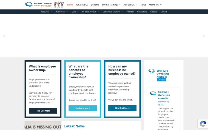 Screenshot ta' employeeownership.com.au