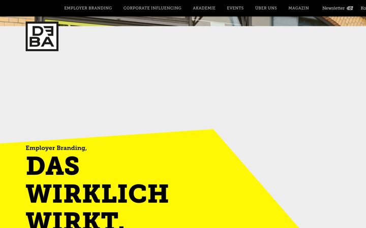 Snimka zaslona za employerbranding.org