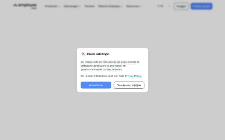 Screenshot of employes.nl