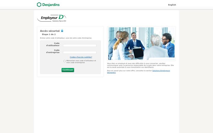 Screenshot of employeurd.com