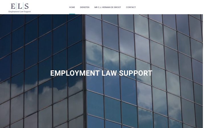 Screenshot of employmentlawsupport.nl