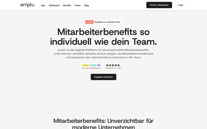 Screenshot of emplu.de