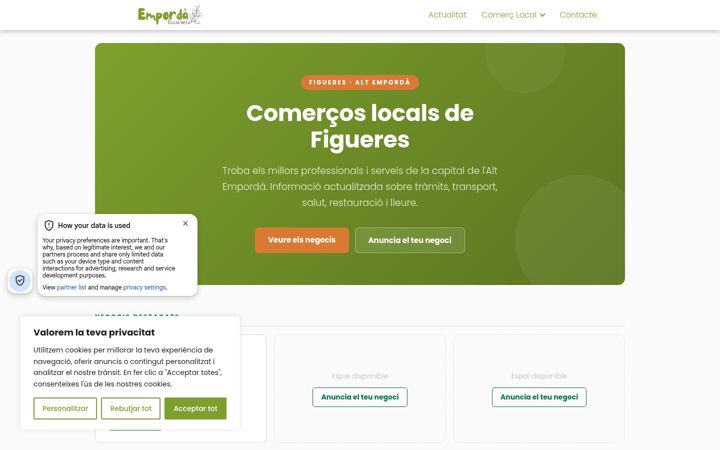 Screenshot of empordabusiness.cat