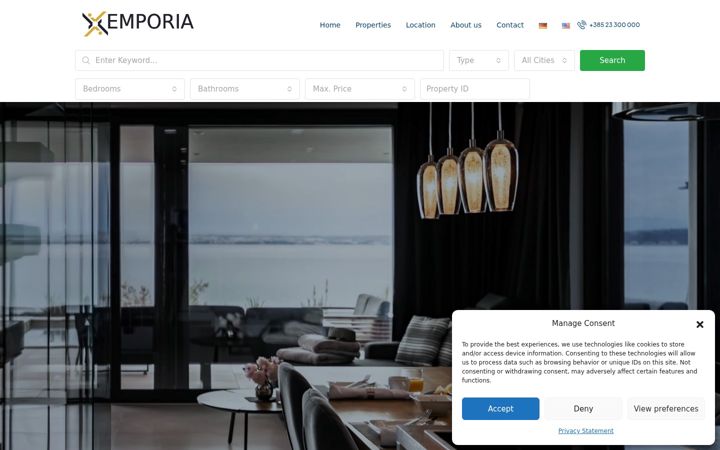 Screenshot of emporia-luxury-estate.com