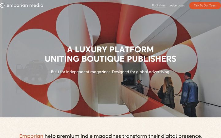 Screenshot of emporianmedia.com
