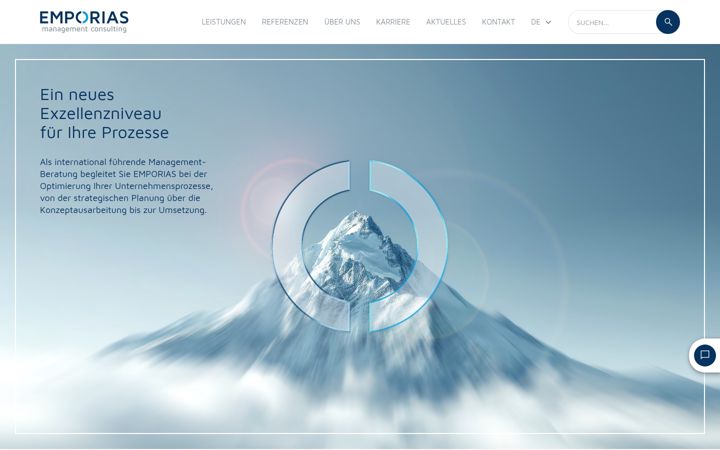 Screenshot of emporias.de