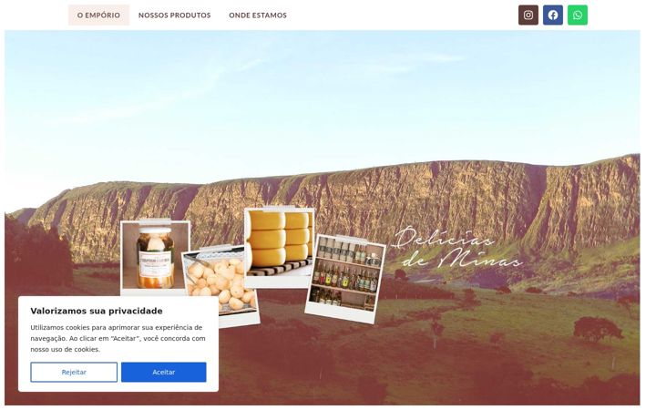 Screenshot of emporio-caipira.com