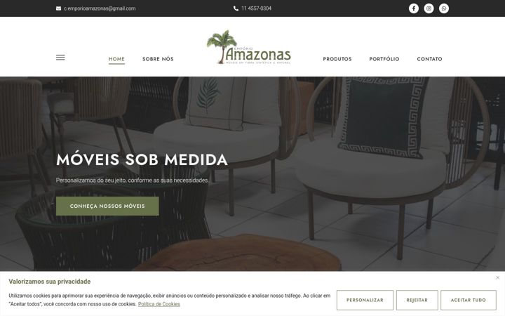 Екранна снимка на emporioamazonas.com.br