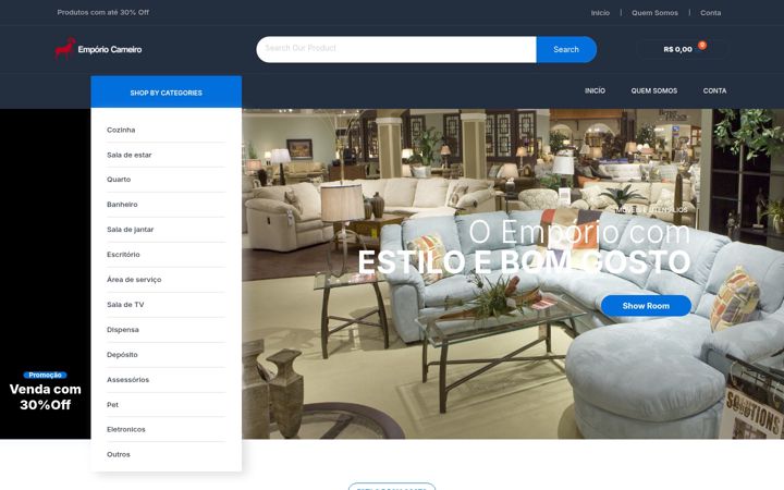 Екранна снимка на emporiocarneiro.com.br