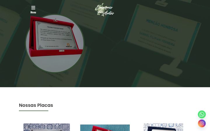 Screenshot of emporiodasartes.net