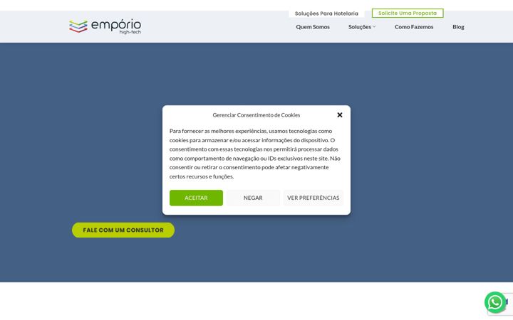 Ekrānuzņēmums no emporiohightech.com.br