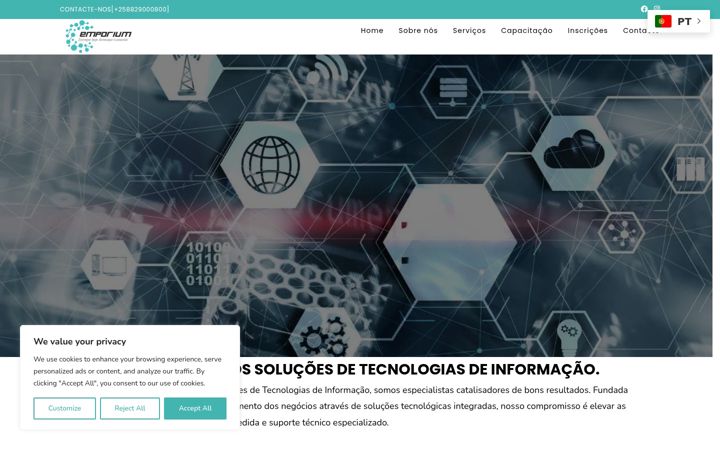Screenshot of emporium-mz.com
