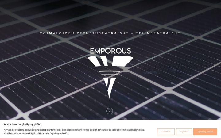 Zrzut ekranu emporous.fi