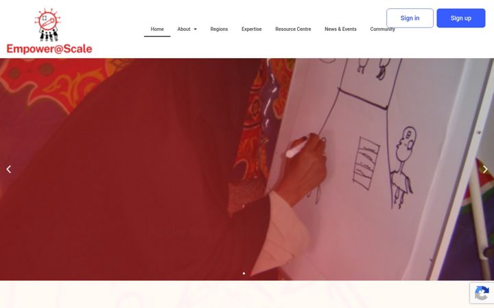 Екранна снимка на empoweratscale.org