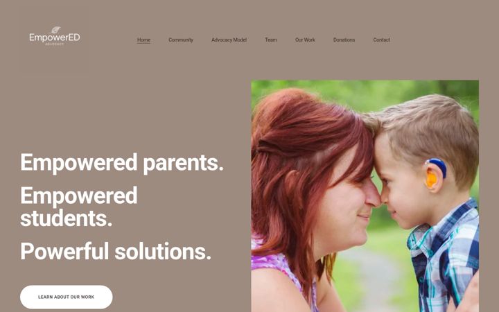 Képernyőkép: empoweredadvocacy.net