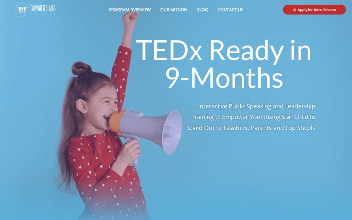 Screenshot of empoweredkidsnetwork.com