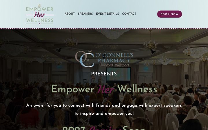 Skærmbillede af empowerherwellness.ie