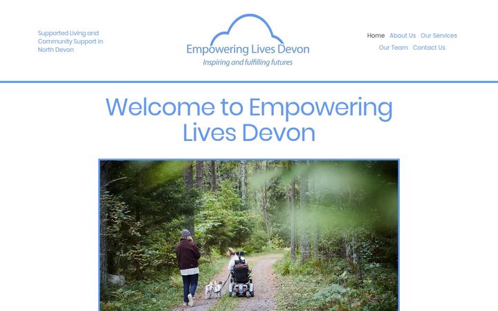 Zrzut ekranu empowering-lives.co.uk