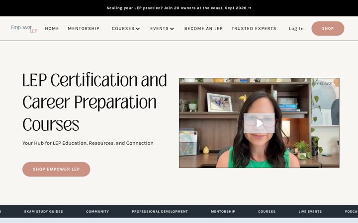 Screenshot of empowerlep.com