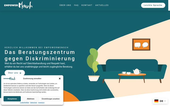 Posnetek zaslona empowermensch.org
