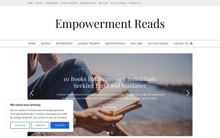 Screenshot of empowermentreads.com