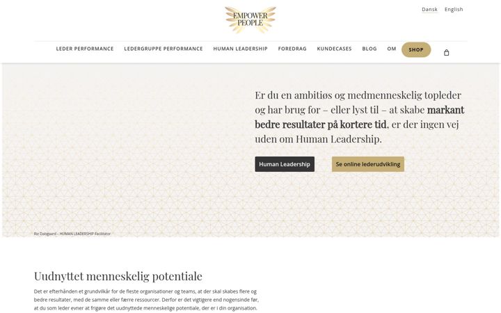Screenshot stránky empowerpeople.dk