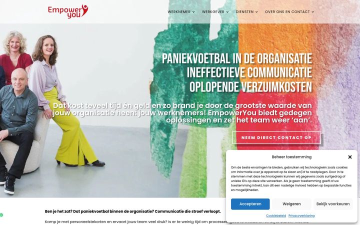 Ekrano kopija empoweryou.nl