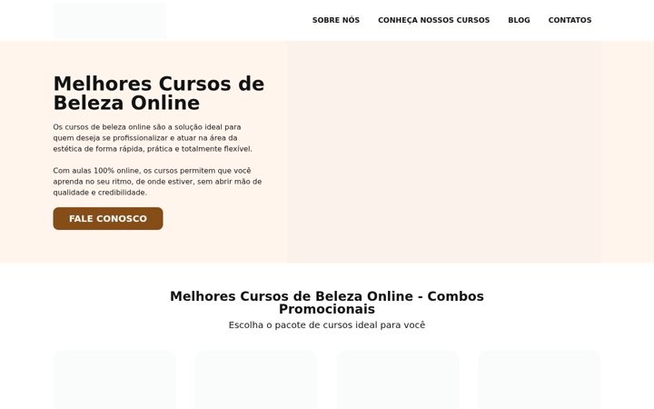 Екранна снимка на empreendacombeleza.com.br