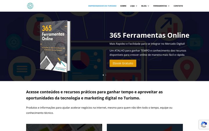 Screenshot of empreendedordoturismo.com