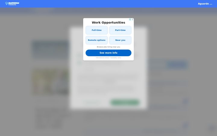 Екранна снимка на empregaindaiatuba.com.br