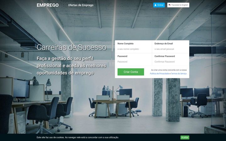 Screenshot of emprego.pt