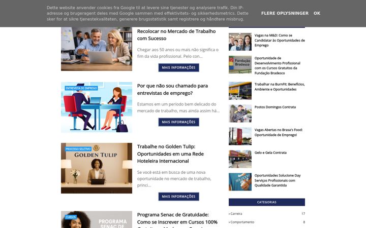 Screenshot of empregoblog.com