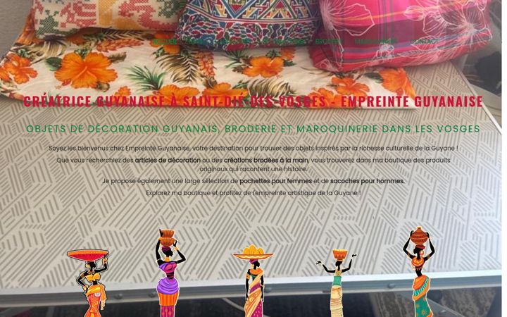 Snímek obrazovky empreinte-guyanaise.fr