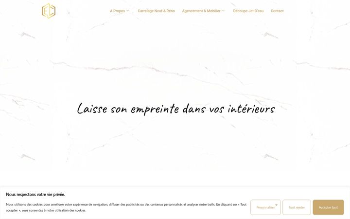 Screenshot of empreinteceramique.com