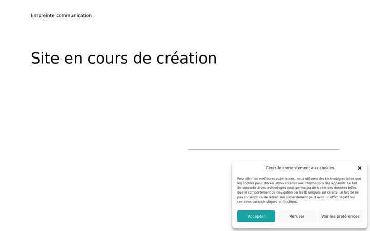 Snímek obrazovky empreintecom.fr